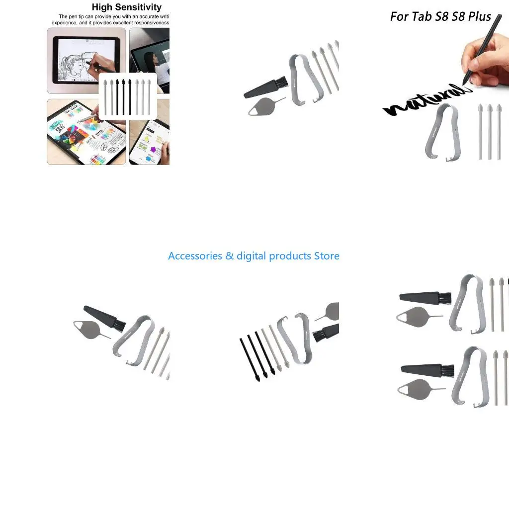 77JD Touch Pencil Tips Replace for Tab Pen High Sensitivity Nibs 5x