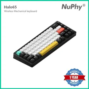 Nuphy Halo65 Mechanical Gaming Keyboard with PBT Keycaps, 65% RGB Hot-swap  Wireless Keyboard, Supports Bluetooth、2.4G and Wired - AliExpress