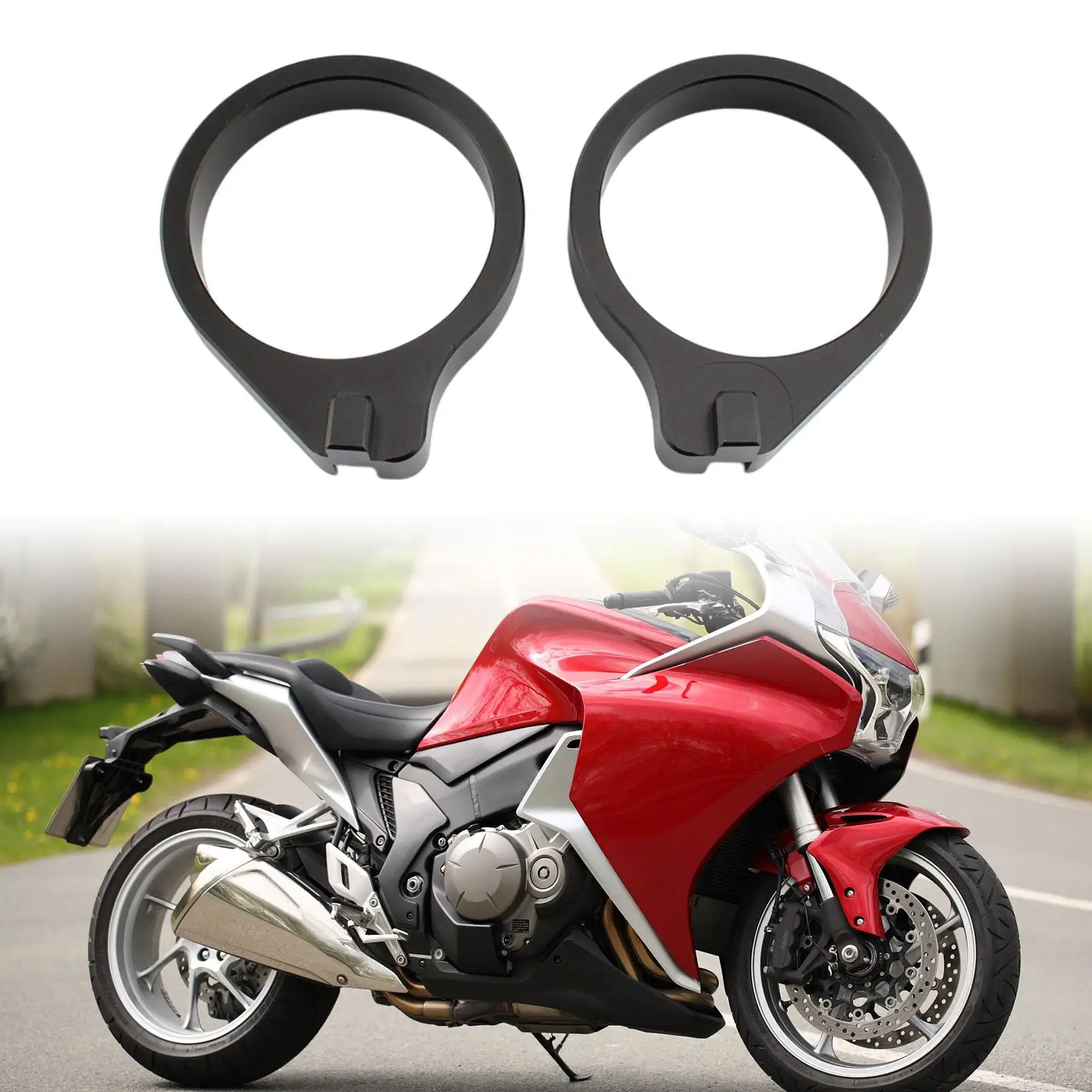 2Pcs Motorcycle Han… - image