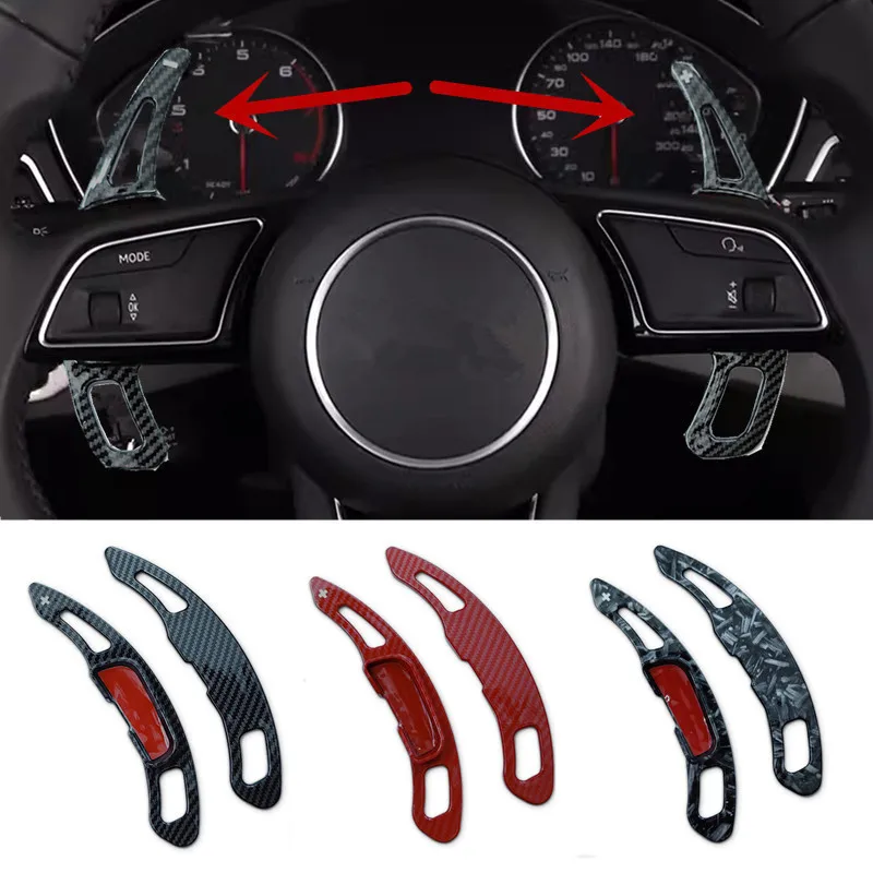 

Car steering wheels Paddle Shifters Shift Extension carbon fiber pattern For Mazda AXELA ATENZA CX-4 MX-5 Auto Accessories