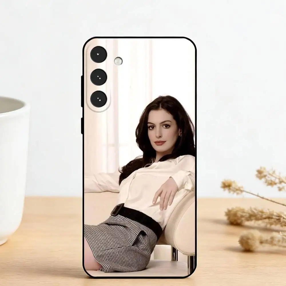 A-Actor A-Anne Jacqueline Hathaway    Phone Case For Samsung Galaxy A73,A72,A71,A70,A53,A52,A51,Others Soft Black Cover