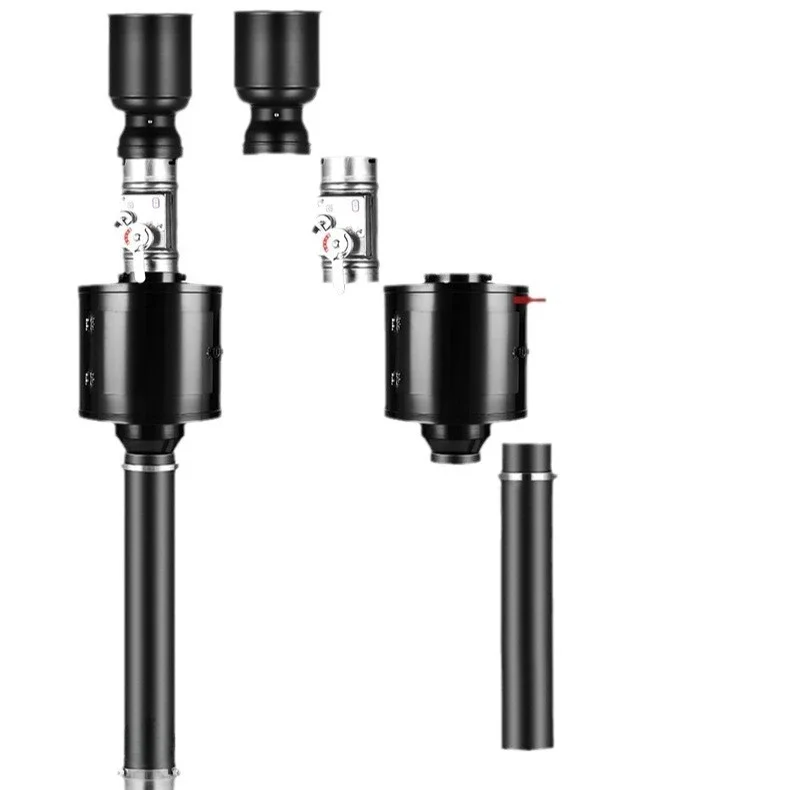 barbecue exhaust pipe Telescopic barbecue exhaust pipe Commercial purification fan Exhaust equipment for barbecue