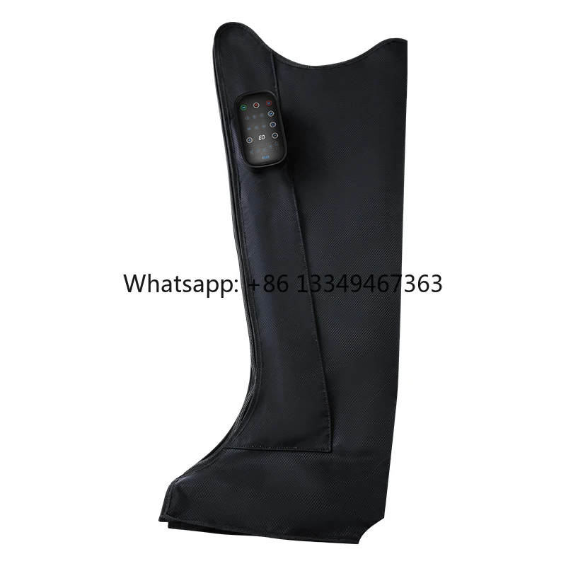 

Professional Rechargeable Leg Air Compression 5 Chambers Therapy Massage Sports Recovery Pump Boots LCD Touch Screen 10-Speed