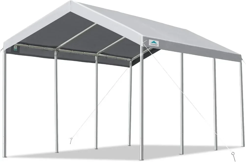 ADVANCE OUTDOOR 10x20 ft Heavy Duty Carport Gemakkelijk op te zetten Autoluifel Garage Onderdak Boot Bruiloft Tent, Verstelbaar