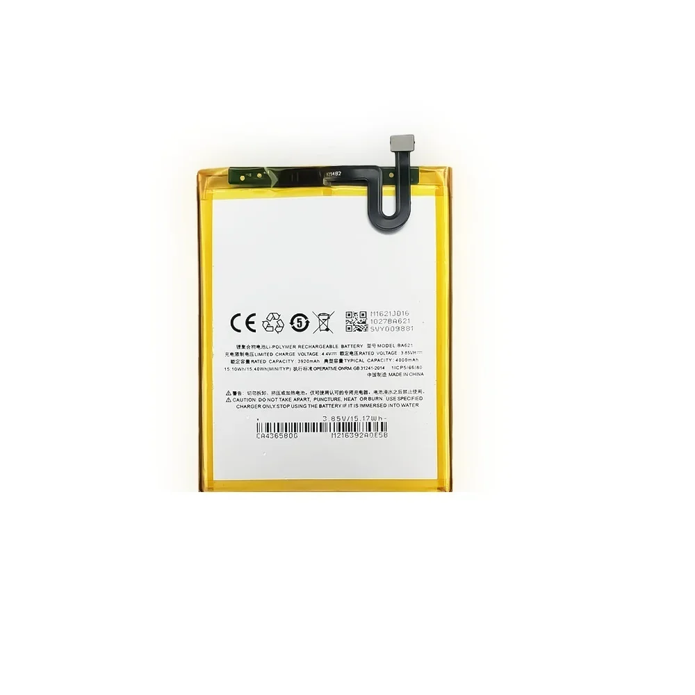 New  4000mAh BA621 Battery For Meizu Note5 / M5 Note M621N/M621Q/M621H/M621M Mobile Phone Batteries Bateria