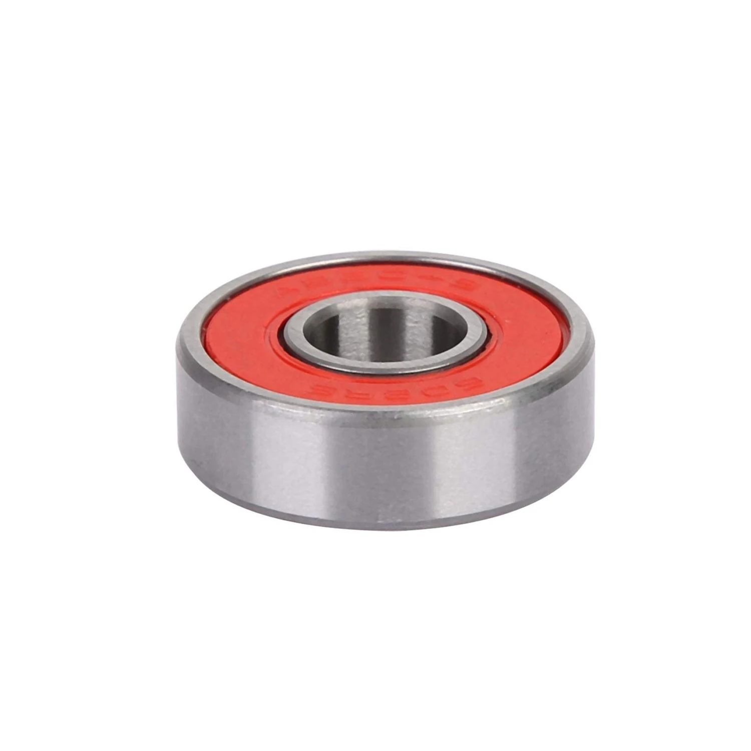 10pcs（Black or red）608RS Bearing 8*22*7 mm ABEC-11 High Speed Roller Skate Skateboard Wheel Miniature Longboard Bearings