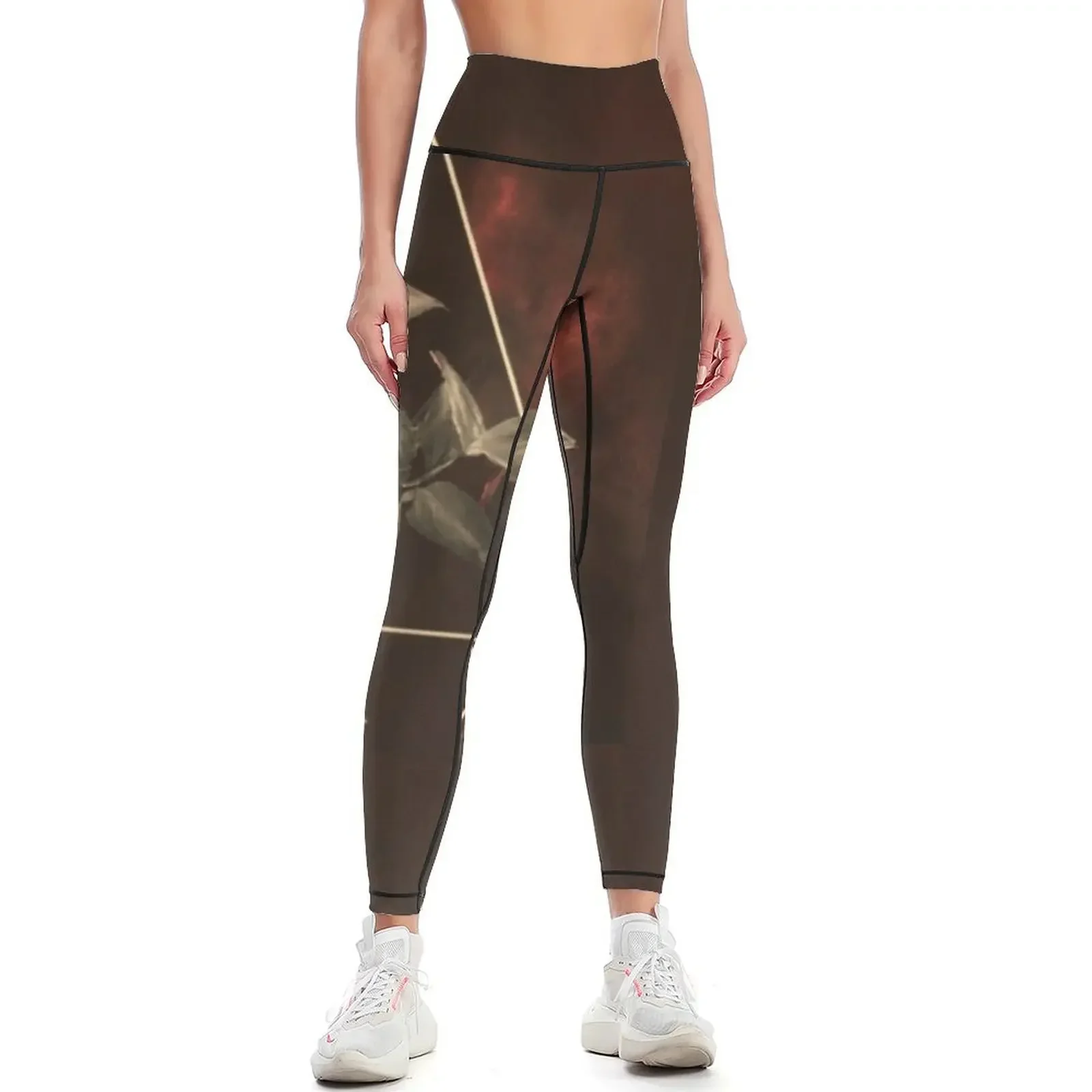 

Flora Tri Bonze Leggings sportswear for gym sport set push up fitness Women's high waist Womens Leggings