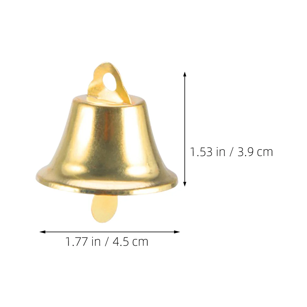

15Pcs Small Bell Decor Metal DIY Bells Hanging Pendant Ornaments for Christmas Tree Party Home Street Hotel Decor