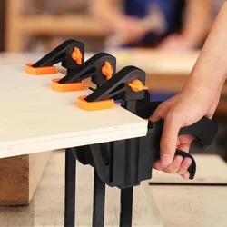 Woodworking Work Bar F Clamp Clip Kit Quick Ratchet Release Speed Squeeze WoodWorking DIY Carpentry Gadget Hand Tools
