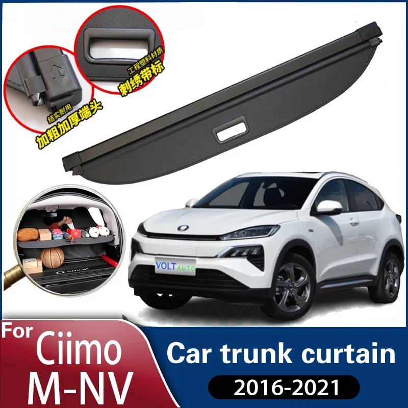 Car Trunk Curtain For Ciimo M NV Accessories MNV XNV 2016~2021 Rear Trunk Curtain Covers Rear Rack Partition Shelter Accessories