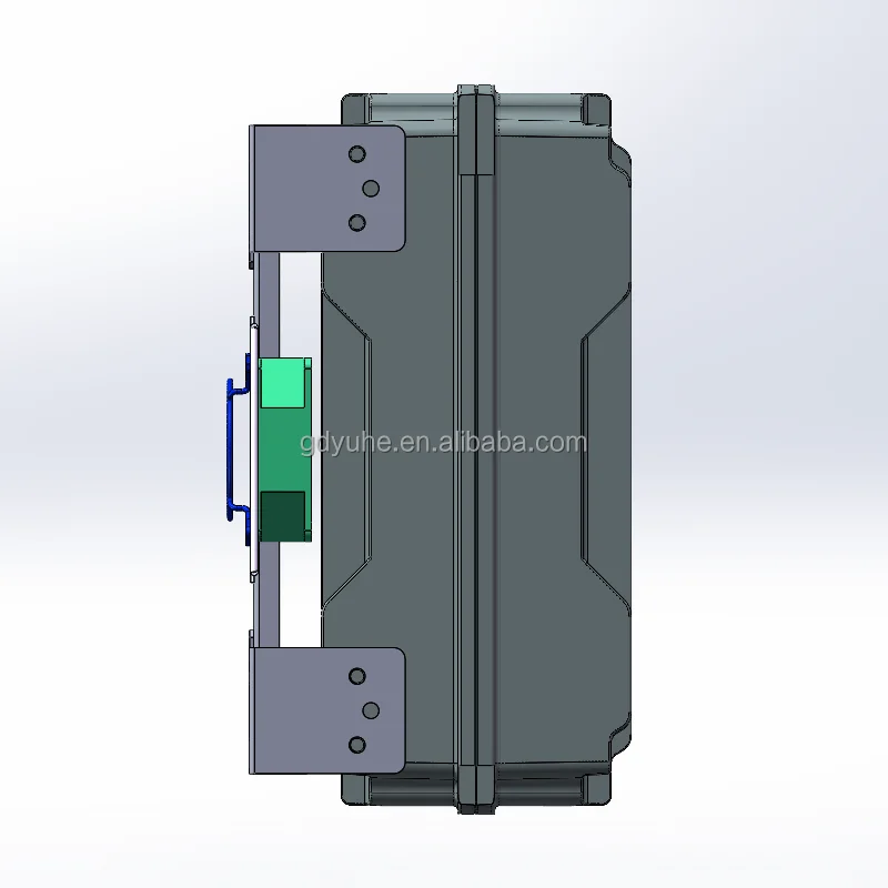 IP67 Outdoor Industry Fan Cooling Aluminum Boxes Enclosure for PCB Die-cast Aluminum Box Electronic