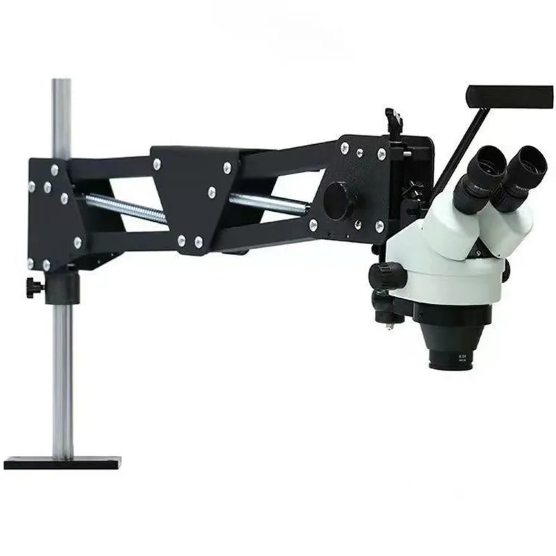 Miniature mosaic mirror, multidirectional microscope, spring bracket with microscope, for jewelry making