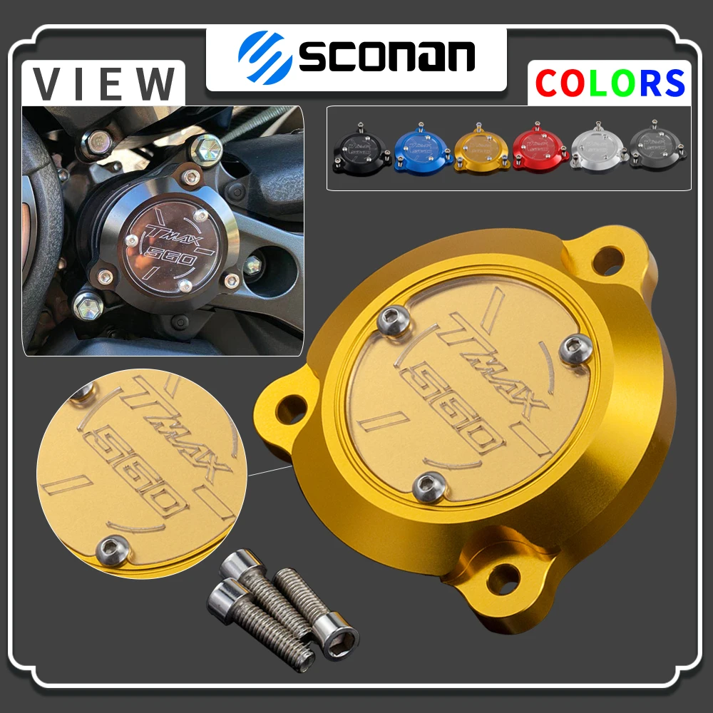 

For TMAX560 T-MAX560 TECHMAX 2020 2021 2022 2023 2024 Motorcycle Engine Protective Side Cover Frame Hole Cover Drive Shaft Cover