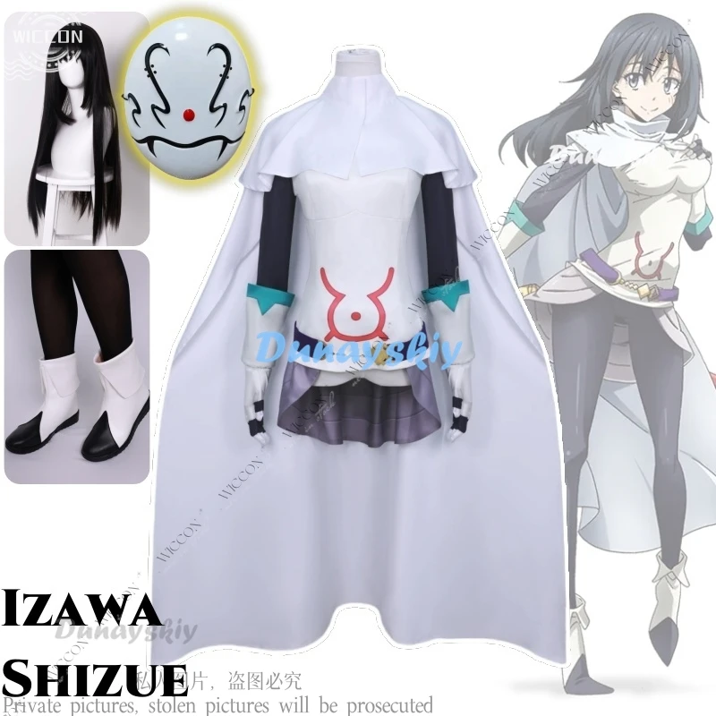 

Izawa Shizue Cosplay Costume Wig Shoes Battle Dress Carnival Costumes For Women Anime That Time I Got Reincarnated as a Slime