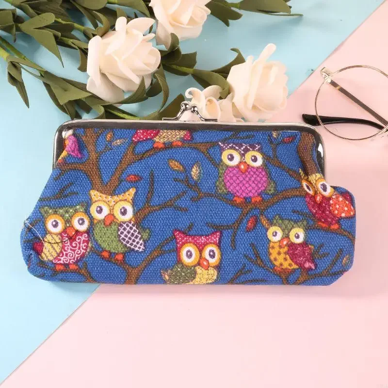 896A European Women Lovely Owl Hasp Purse Lady Wallet Clutch Bag