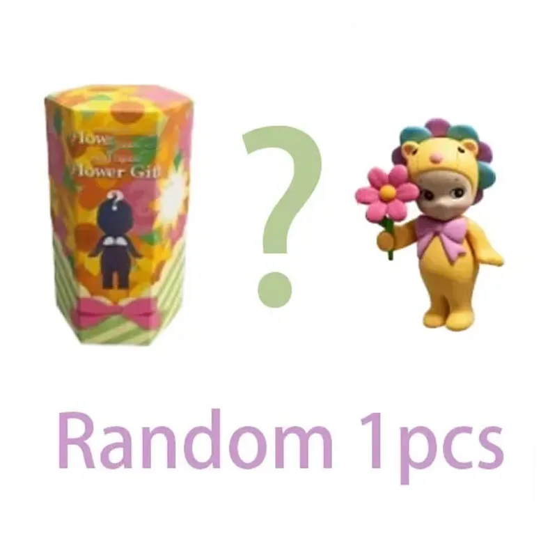

New SAngel Blind Box Flower Gift Mini Anime Figures Ornaments Dolls Fans Children Christmas Birthday Gift Random 1Pcs