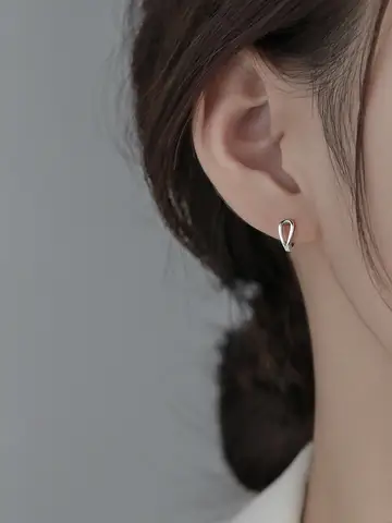 REETI 925 스털링 실버 귀걸이 여성을위한 워터 드롭 모양 귀걸이 선물 Earings 패션 쥬얼리 선물