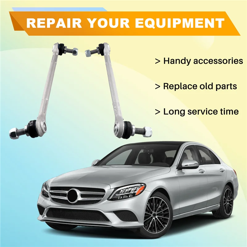 

Stabilizer Bar Links Kit Front Right & Left Balance Ball Joints A2043203789 A2043203889 For Benz W204 C180 C200 W207