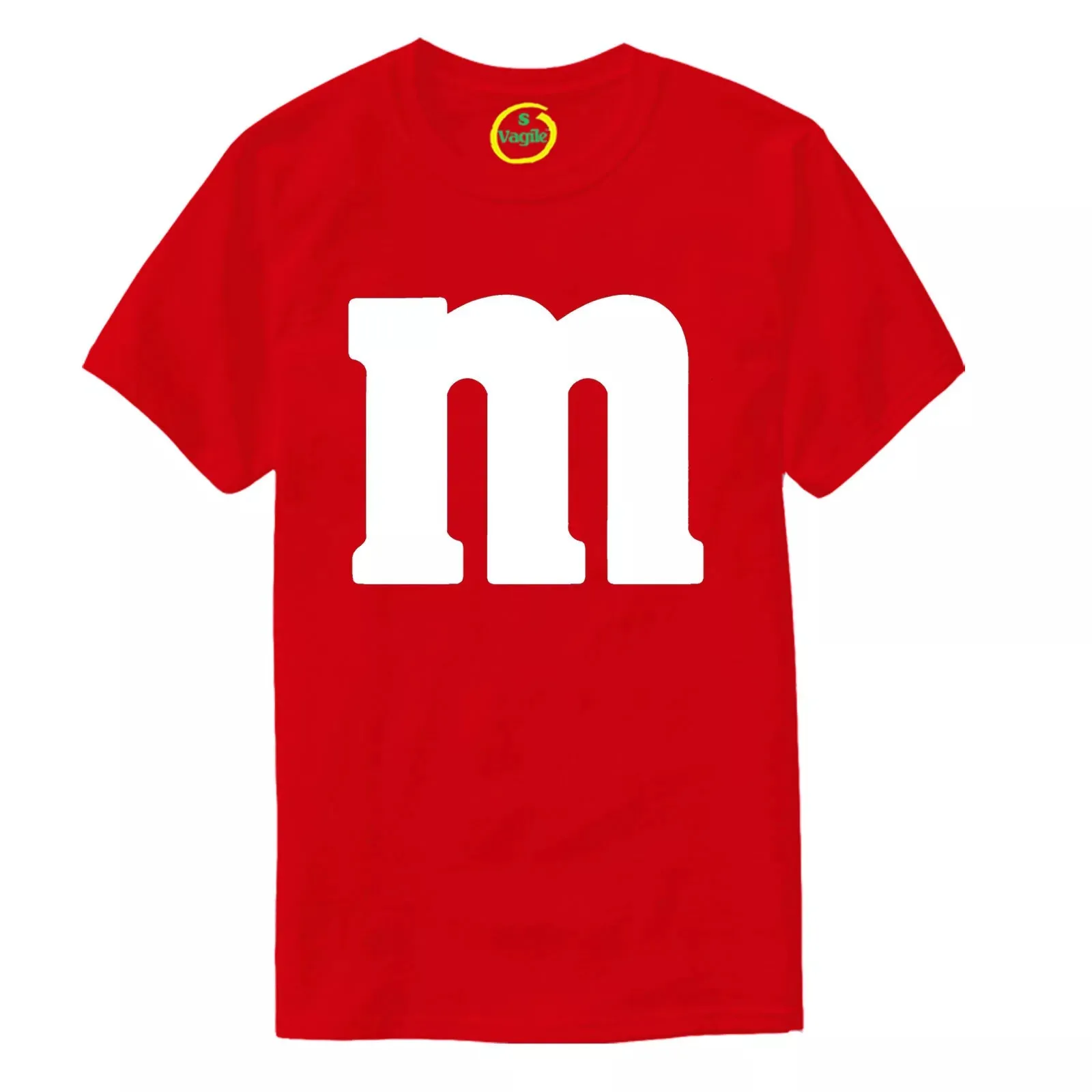 M&M T-Shirt Halloween Stag Do Couples Costume Mens Unisex Joke Top Fancy Dress  Fashionable, trendy, romantic T-Shirt
