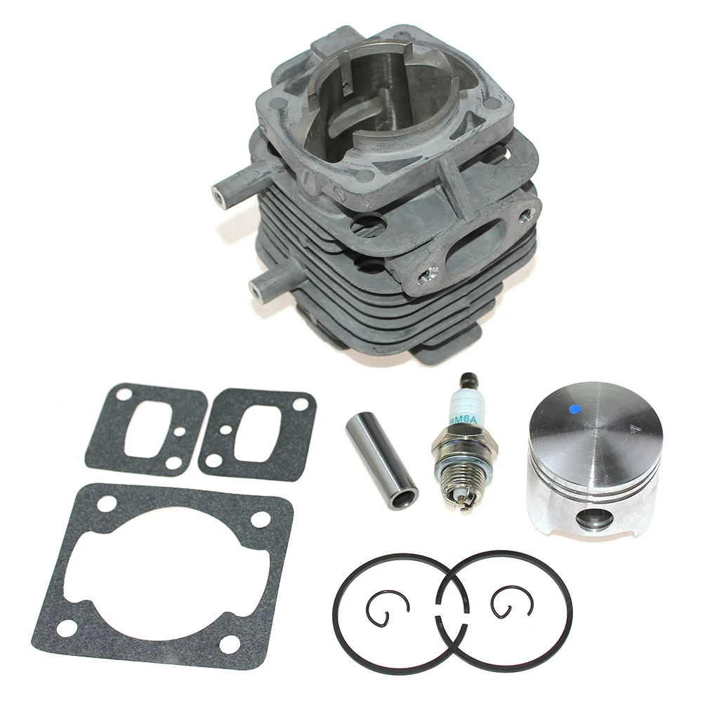 Cylinder zestaw tłoka Fit Husqvarna 142R 142RB 142RJ 152R 152RB 152RJ 143R Jonsered GC2042 GC2052 BP2052 531007735 531007736