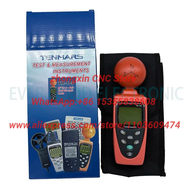 3 Axis High Frequency RF Field Strength Meter TM-195 EMF Tester TM195