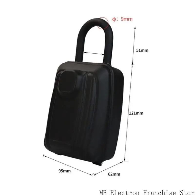 Коробка для хранения водонепроницаемых клавиш T5EA для блокировки блокировки клавиш для домашнего гаража снаружи блокировки