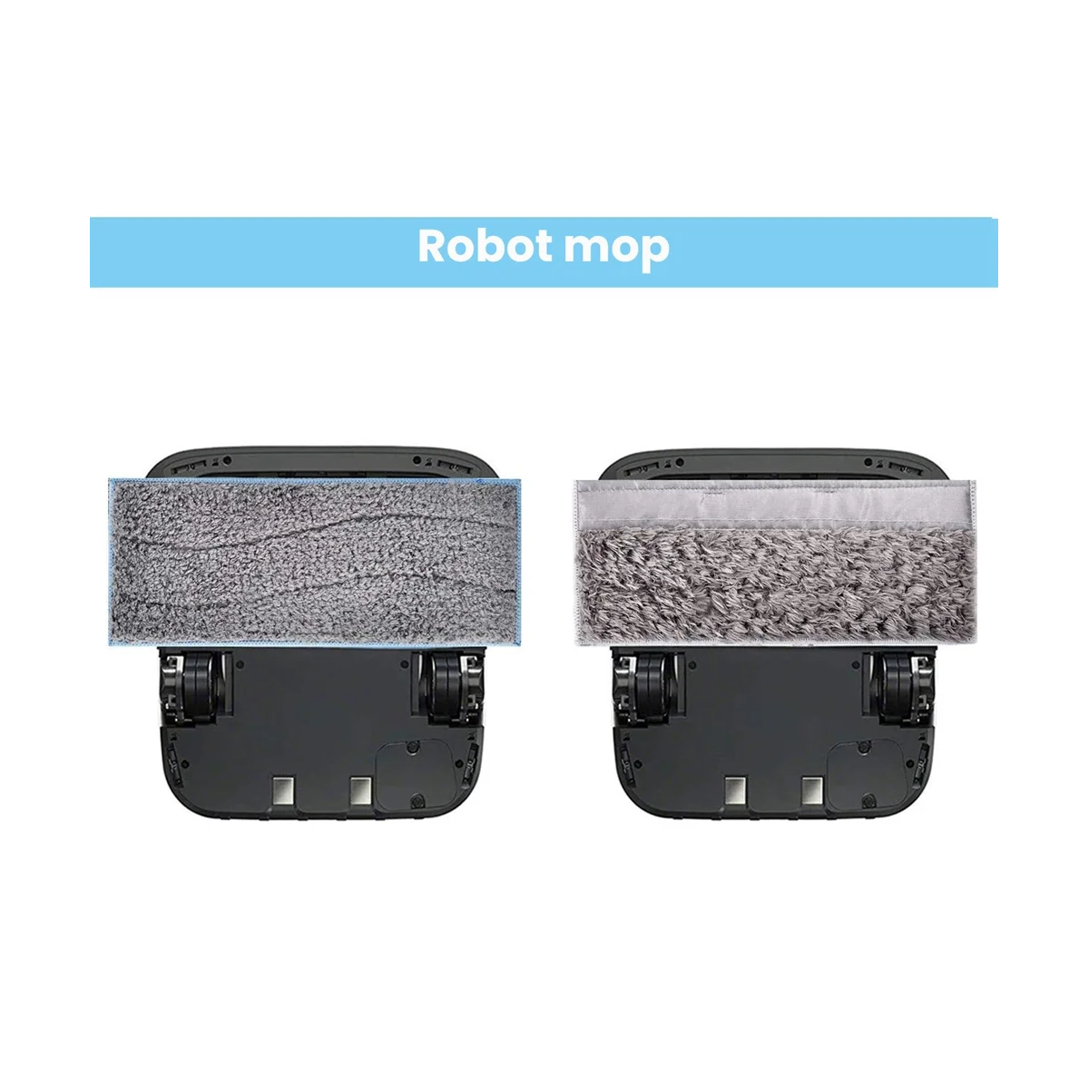 Almohadillas de fregado lavables y reutilizables de repuesto Vac para robot Mop M6 (6110) (6112), almohadillas húmedas y secas