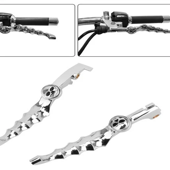 Applicable Motorcycle Accessories V16 Universal Modified Aluminum Alloy Clutch Pull Rod Electroplated Horn