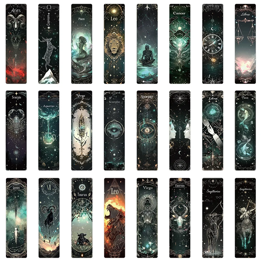 24 قطعة الإبداعية اثني عشر كوكبة الحيوان المرجعية صفحة الطالب قراءة كتاب الكتب المدرسية هدية مكتبة مكتب مجلة بطاقة التسمية #5