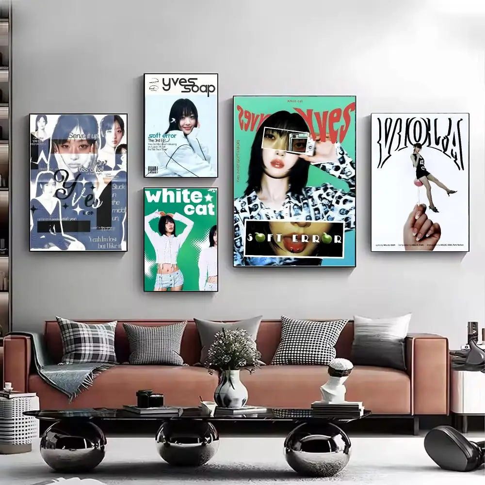 Singer Yves Loona Poster HD Decorative Wall Art Aesthetic Home Decor for Living Room Bedroom Café Office Modern Stylish Gift