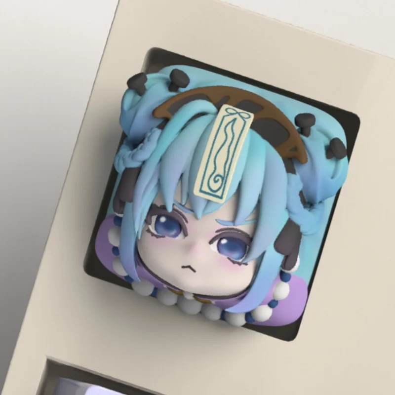 NEW Inspired Virtual Singer Anime Keycap Mechanical Keyboard 3D Printed Resin Custom Artisan Keycap PC Gaming Point Keycap Gift