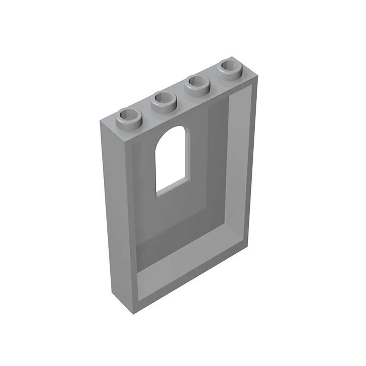 10 Stück Wand 1x4x5 mit gebogenem Schlitz Fenster, Wände & Türen Bau- & Möbelkompatibel 60808 Selbstverriegelnde Bausteine Spielzeugzubehör – Detail 2