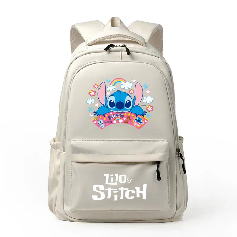 Moda disney ponto mochila adolescente meninas meninos bookbag portátil bonito júnior escola estudante saco de escola