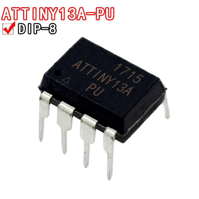 1PCS ATTINY45-20PU ATTINY13A-PU  ATTINY13A  ATTINY45 DIP-8 45-20PU 13A-PU DIP8