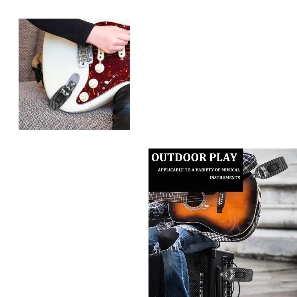  Guitar Transmitters Receiver Wireless Guitar System for Electric Guitar, Bass