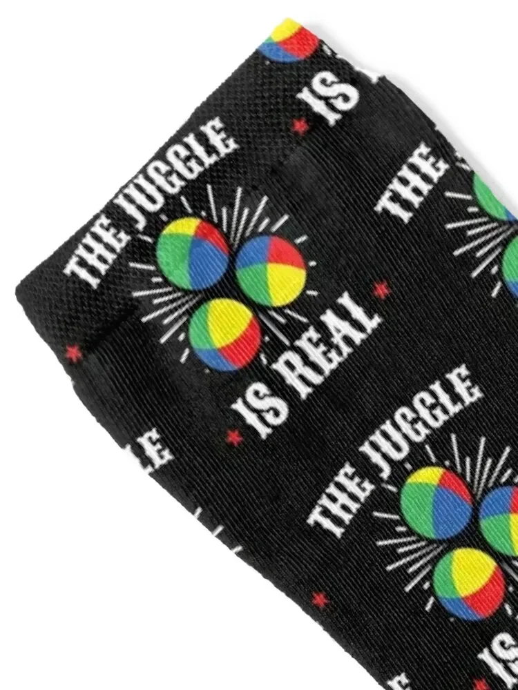 Juggler Design - The Juggle is REAL - Socks loose football tennis japanese fashion Socks For Girls Men's