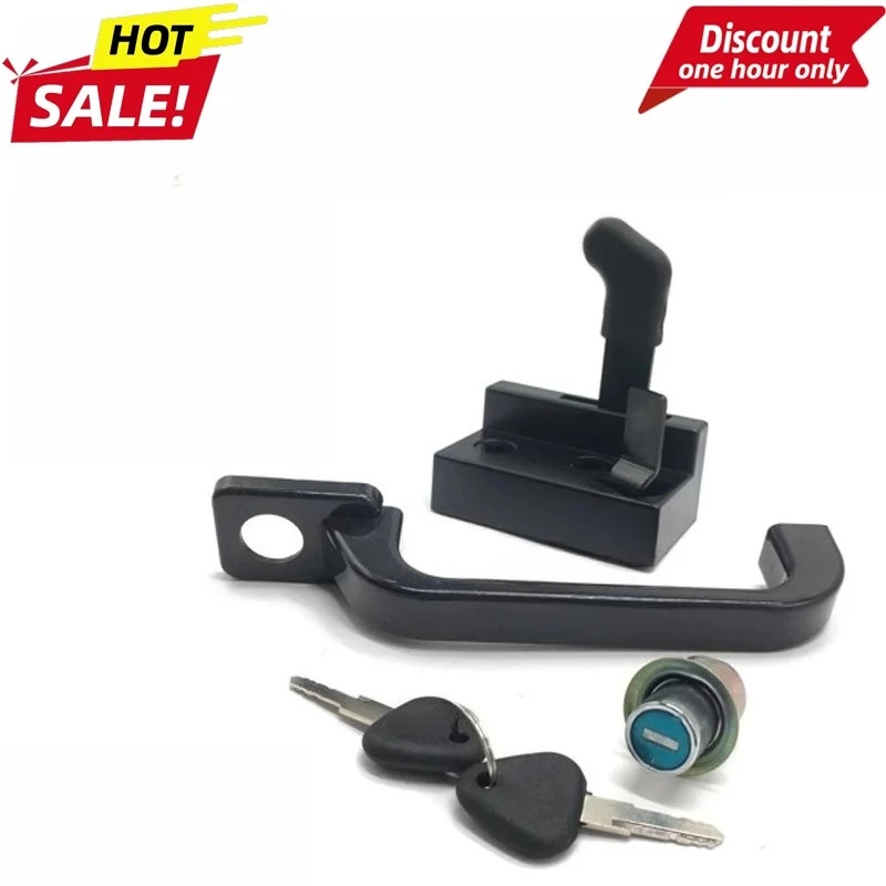 

EC55 Excavator Parts Cab Door Lock Assembly Lock Cylinder Block Inner and Outer Handle