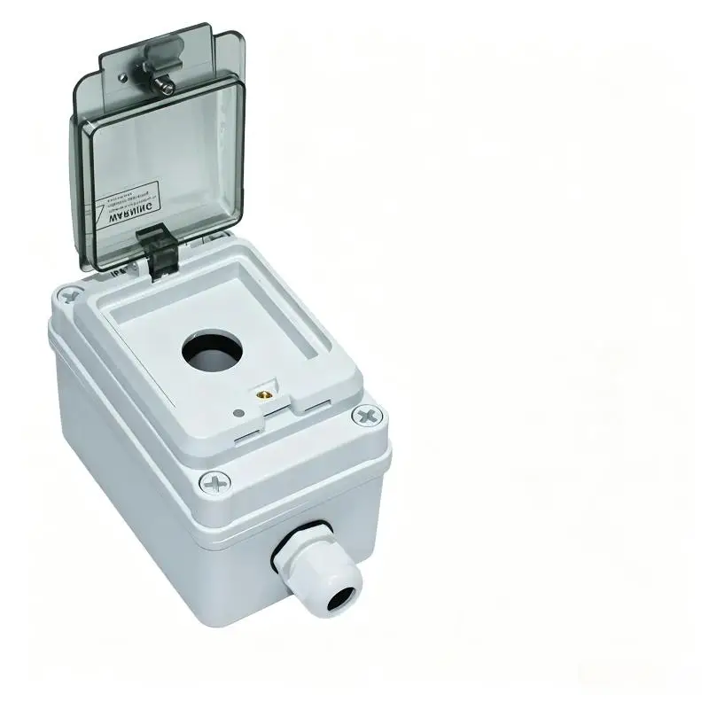 1Pc Outdoor Single Hole Button Box Waterproof Space Saving Control Switch IP65 Engineering Enclosure