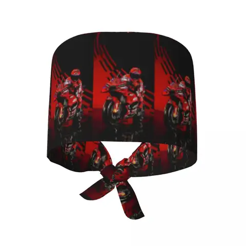Motorcycle Racing Marqueze Scrub Hat Doctor Working Surgical Cap Unisex Adjustable Nursing Caps for Dentist