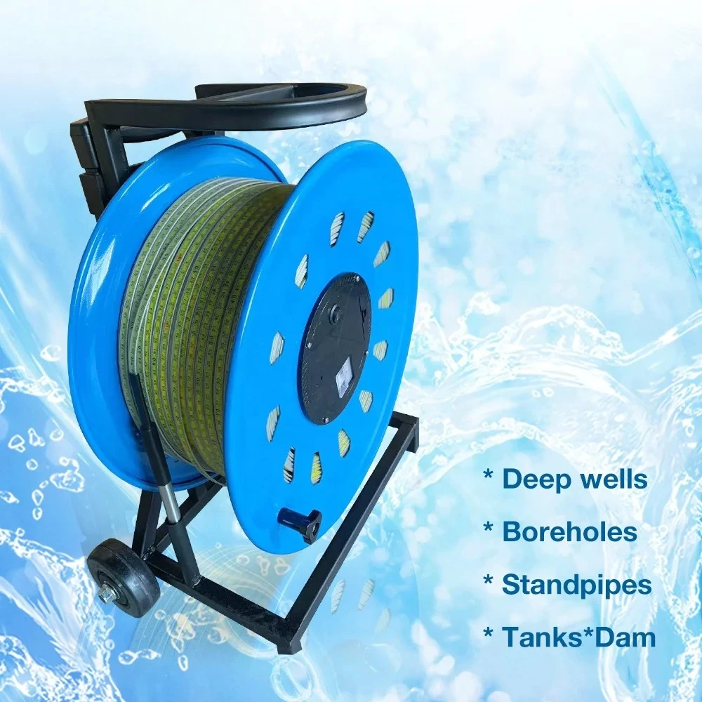 300M Water Level Indicator With Alarm Portable Groundwater Steel Tape Made