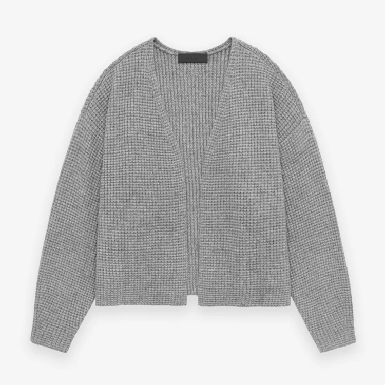 

Pine Pattern Knitted Open Cardigan Sweater Long Sve round Ne Youthful Vitali Sle No Brand Registered Trademark