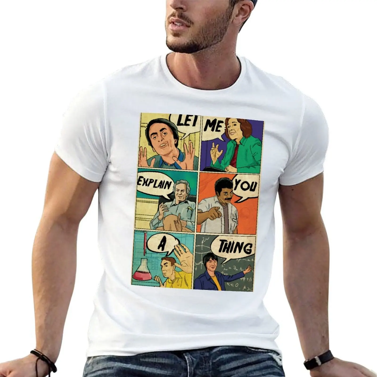 Let me explain T-Shirt anime figures rapper graphic tees mens big and tall t shirts