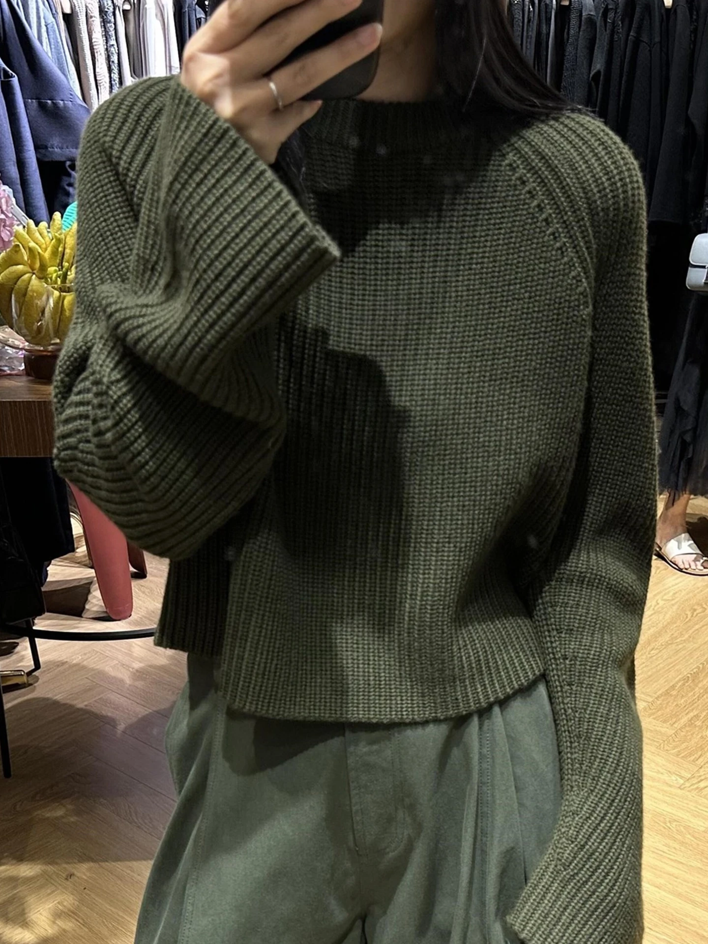 캐주얼 롱 니트 스웨터 여성용 컬러 오버헤드 탑 패셔너블한 가을 착용 다용도 편안한 니트웨어