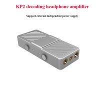 HIFI Audiophile Headphone Amp Decoder Dual CS43198 DAC DSD256 32BIT 384KHz 490mW High Power Lossless Audio Amplifier 3way Output