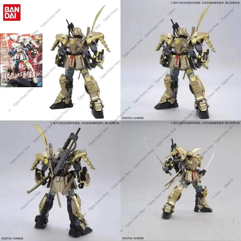 

Special Offer Bandai Original Gundam Model Kit Anime MG 1/100 MUSHA GUNDAM Mk-II TOKUGAWA IEYASU VER Action Figure Toy Gift
