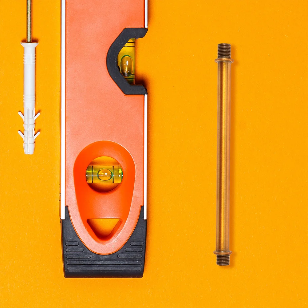 

2Pcs Wall Lamp Connection Pipes Double Threaded Metal Parts for Table Lamps Smooth Surface DIY Lamp Kit Lighting Extension Rods