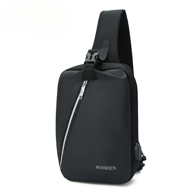 

Men's Crossbody Backpack Casual Outdoor Travel Chest Bag with USB Charging Storage Bag
