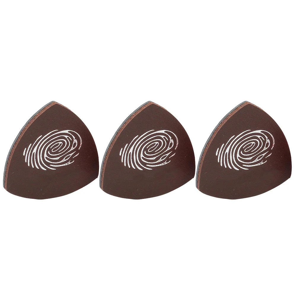 

3Pcs Premium Ukulele Picks Fine Detail Non-Slip Design Multipurpose Guitar Plectrums for Electric Acoustic Instruments