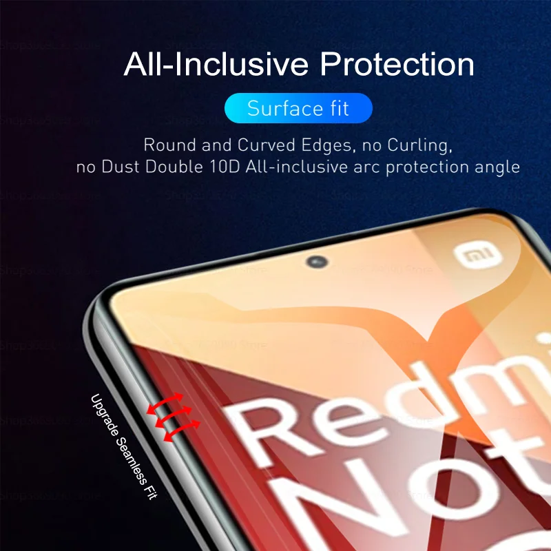 Redmy Note13Pro 4G Hydrogel Film 6in1 Camera Glass Screen Protector For Xiaomi Redmi Note 13 Pro 13Pro 2024 Soft Protective Film