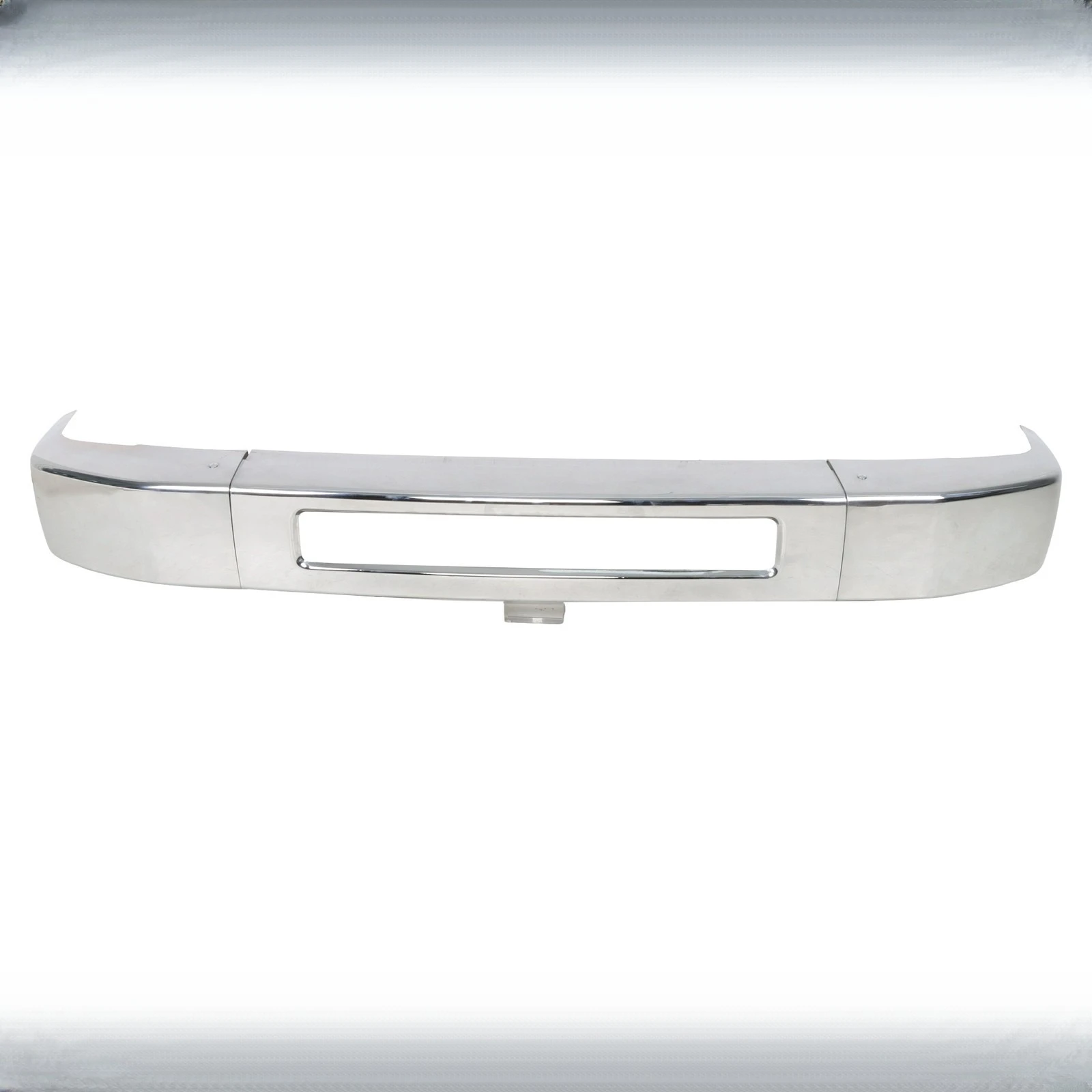 

Chrome Split Front Bumper W/O Hole For Ford E150 E250 08-14&Ford E350 E450 08-09